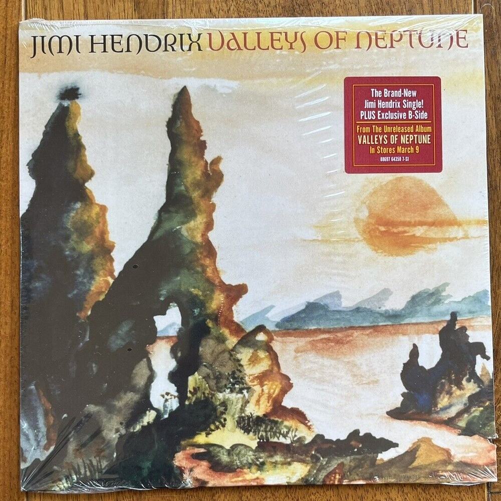 Jimi Hendrix Valleys of Neptune/Cat Talking To Me 7" Vinyl Hendrix Label Sealed